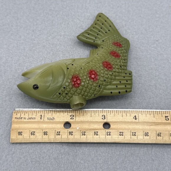Vintage Trout Fish Blow Molds String Lights Indoor Man Cave Holiday 12" 1997 - Picture 7 of 16